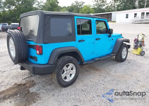 2017 Jeep Wrangler Unlimited Sport 4X4 from USA, damaged, VIN 1C4BJWDG5HL603679